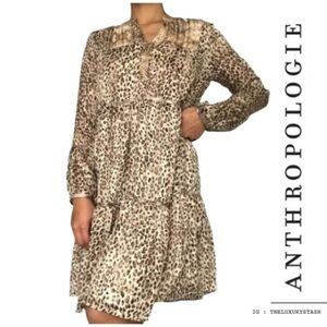 ⚫️ ANTHROPOLOGIE | SEE U SOON boho mini dress